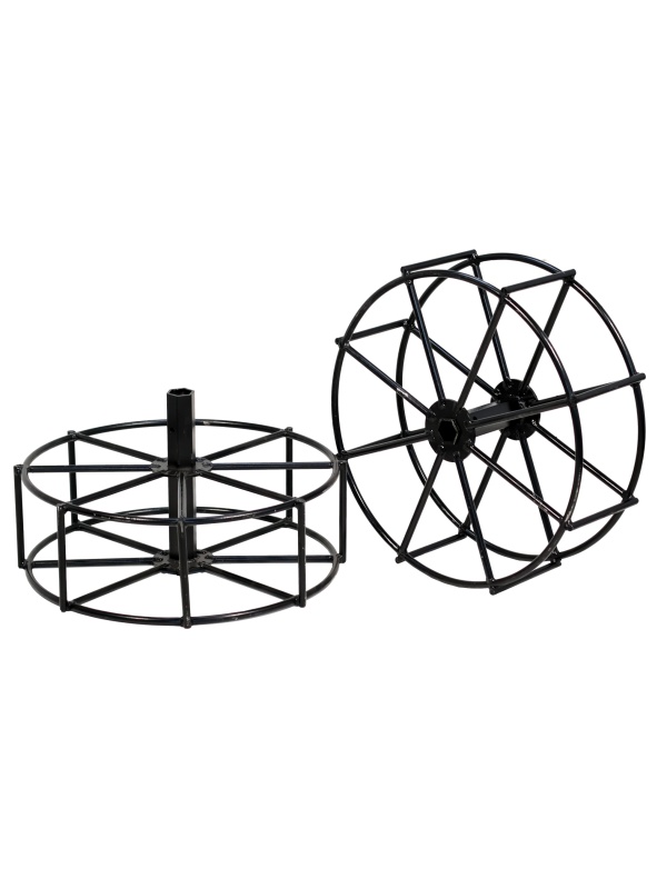 ProGARDEN Set roti metalice 500x170, manicot cu flanse hex 23mm pentru motocultor Campo