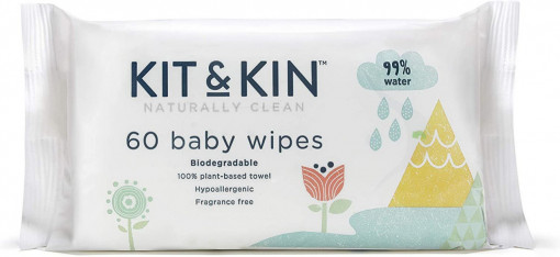 Servetele Umede Biodegradabile Kit&Kin