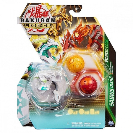 Set 3 Figurine Bakugan Legends Starter Pack - Sairus Ultra, Auxillataur si Cycloid