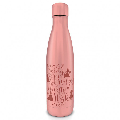 Sticla termoizolanta Pyramid - Disney Princess, Otel inoxidabil, 550 ml, Roz