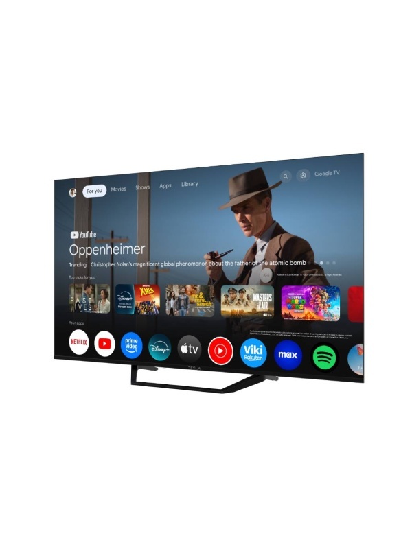 Tesla Google TV DLED 55E655BUS, 139 cm, UHD, blackDVB-T/T2/C/S/S2, 250cd/m2, VESA 200x300 mm