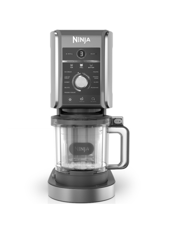 Aparat 11 in 1 pentru inghetata Ninja Creami Deluxe NC501EU, 800 w, 220-240 v, 3.5 a, negru/argintiu