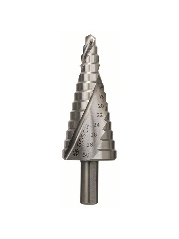 Bosch Burghiu in 13 trepte HSS, 6-30mm - Img 1