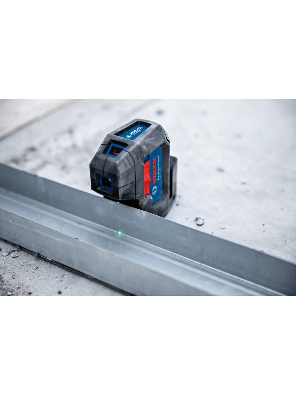 Bosch GPL 3 G Nivela cu 3 puncte cu laser verde, 30 m