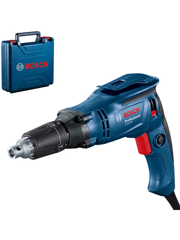 Bosch GTB 650 Surubelnita cu limitator de reglare a adancimii, 650 W