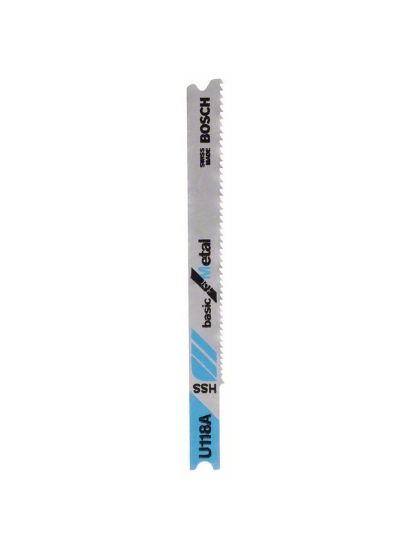 Bosch Set 3 panze fierastrau vertical U 118 A Basic for Metal, 80mm