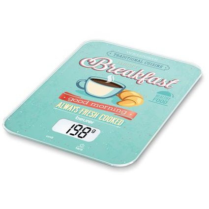 Cantar de bucatarie Beurer KS19 Breakfast, 5 kg, taste senzori