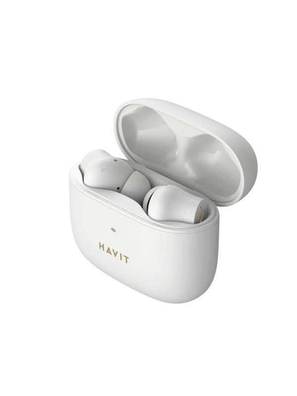 Casti HAVIT TW958 PRO, Bluetooth 5.3, TWS, In-Ear, Control tactil, Bej