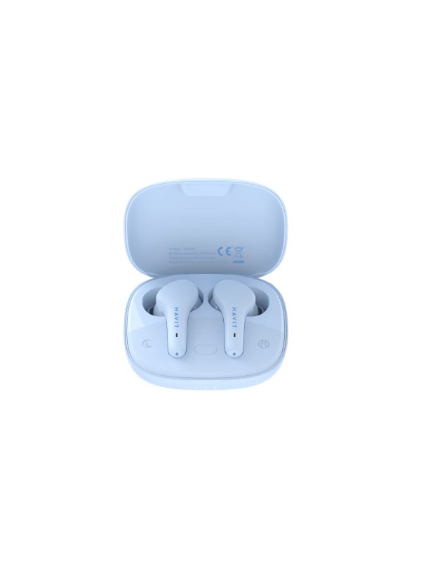 Casti HAVIT TW959, Bluetooth 5.1, TWS, Open-Ear, Control tactil, Albastru