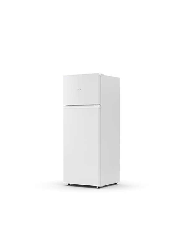 Frigider cu doua usi Tesla RD2100ME, E, 207L, H143Usi reversibile, iluminare LED, Alb
