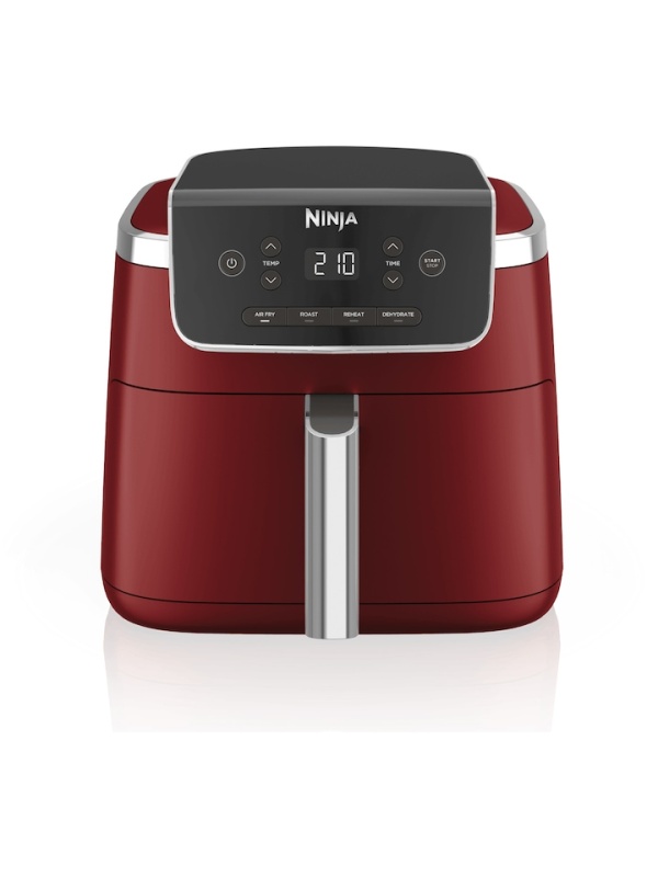 Friteuza cu aer cald Ninja AF140EUCM, 2000 W, 4.7L, oprire automata, 4 programe de gatit, visiniu