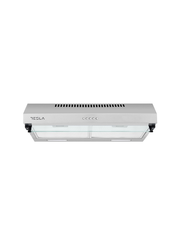 Hota traditionala Tesla DB601AX, 3 trepte, 60cm350m3/h, LED 2x2W, 2 motoare, 60cm, inox