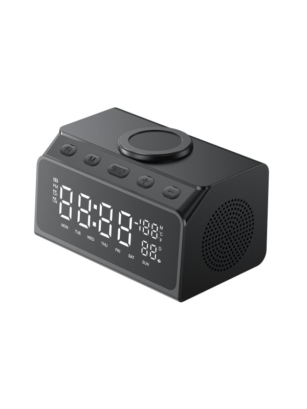 Incarcator multifunctional wireless HAVIT W3041, 15 W, 2 porturi USB, Negru , 87x155x95mm