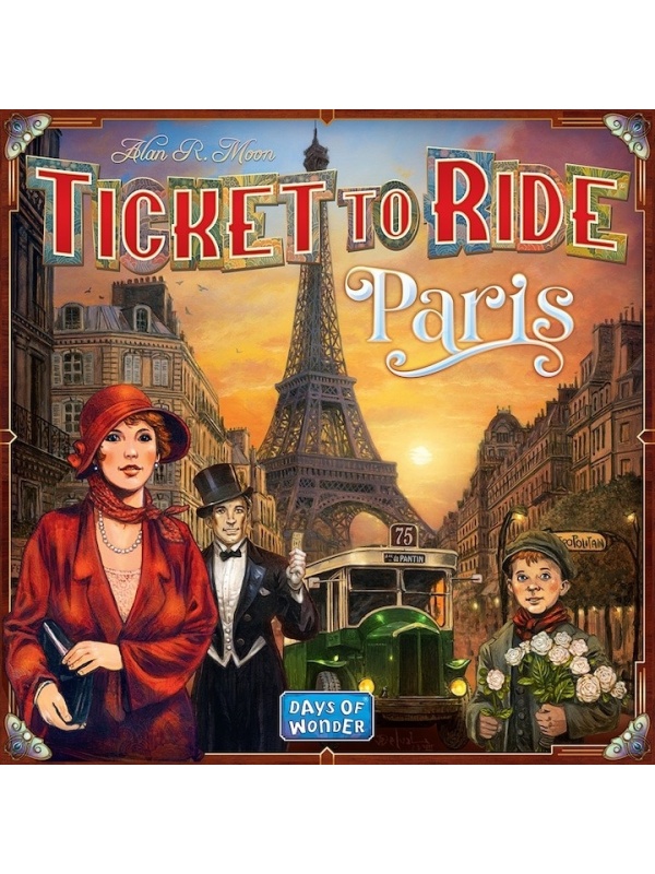 Joc Asmodee - Ticket to Ride Paris, lb. engleza