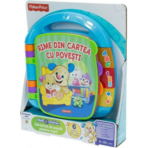 Jucarie interactiva Fisher Price, Laugh&Learn, Cartea de Povesti