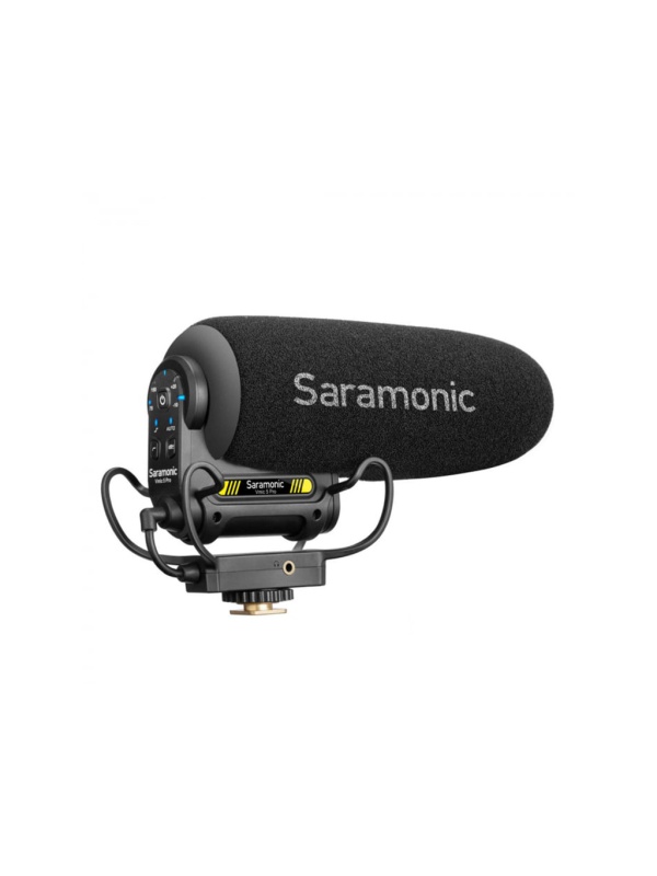 Microfon Saramonic Vmic5 ProAuto On/Off, TRS & TRRS, Negru