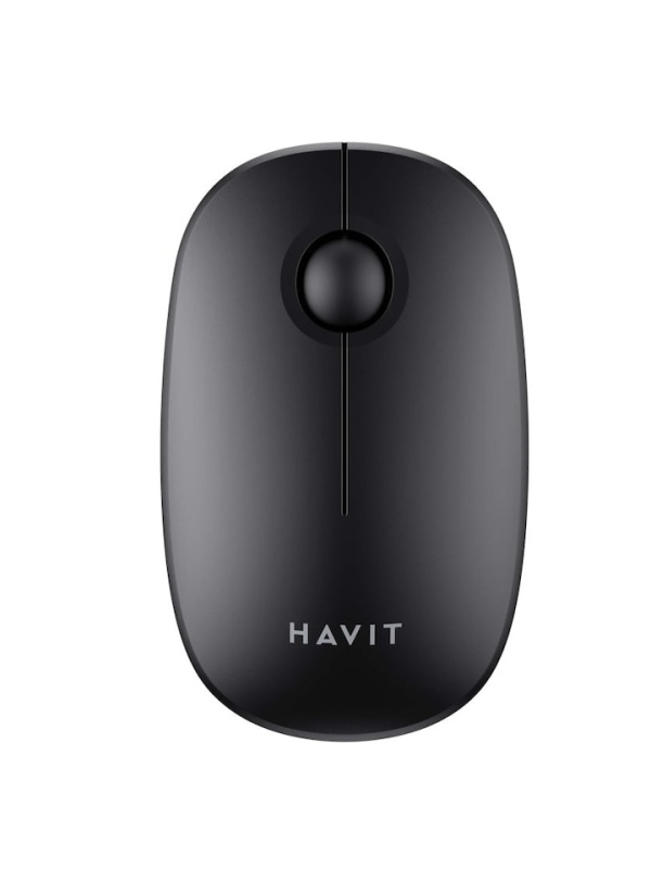 Mouse office wireless HAVIT MS57GT, Ergonomic, 1600 dpi, 3 butoane, Bluetooth 2.4 GHz, Negru