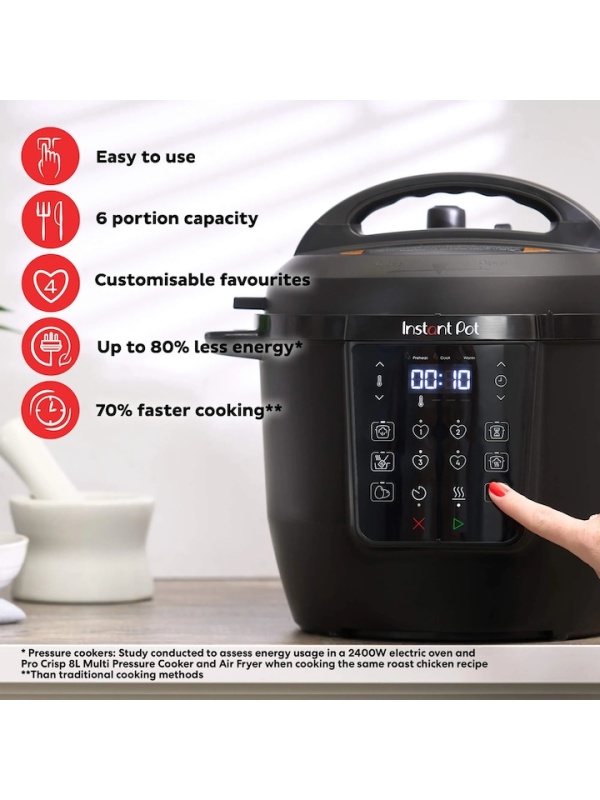 Multicooker Instant Pot Rio 6, 7 functii, otel inoxidabil, set cu