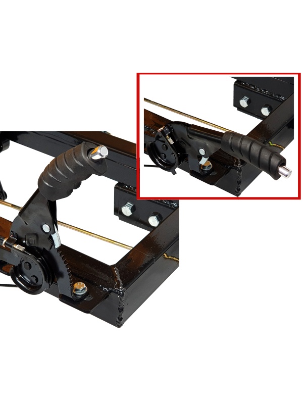 ProGARDEN Campo RM500C remorca 500kg motocultor, 1 osie, prindere bolt, roti profil rutier 5.00-12, 4 prezoane, RIM 3.00B