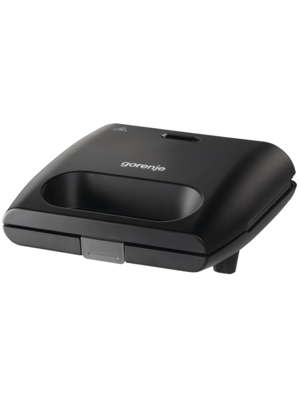 Sandwich maker, Gorenje SM701GCB, 700 W, negru, placi tip grill antiaderente