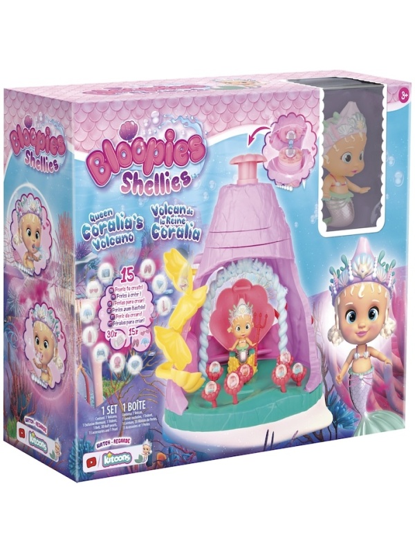 Set de joaca Bloopies - Shellies, Vulcanul reginei