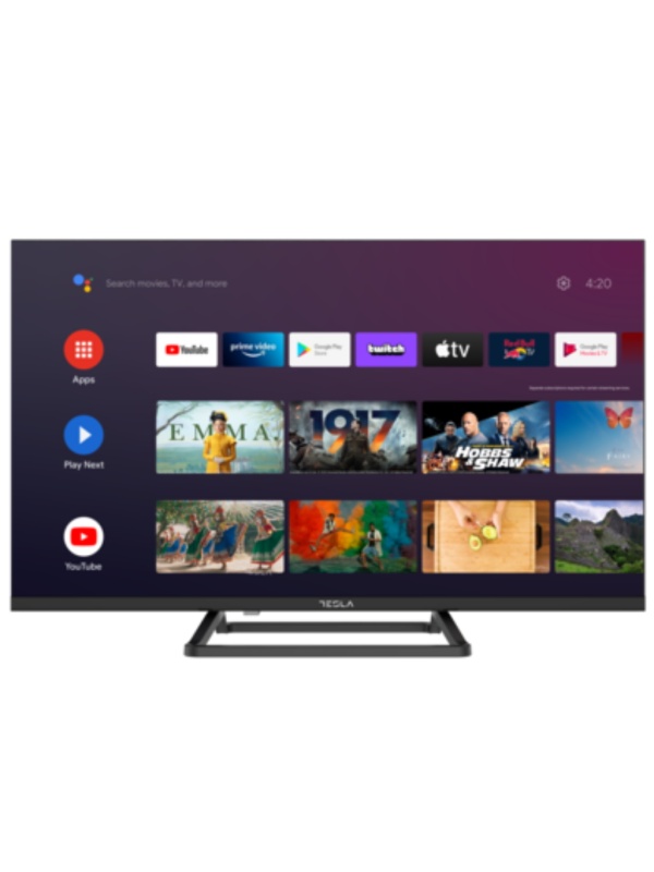 Tesla Android TV 11, DLED 43E635BFS, 109 cm, FHDDVB-T/T2/C/S/S2, 300cd/m2, VESA 200x200mm