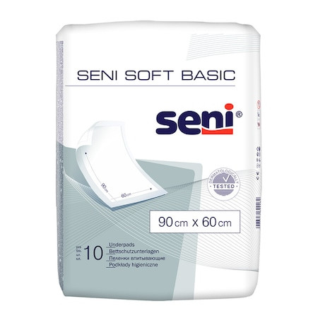 Aleze igienice de protectie Seni Soft Basic 90x60cm 10buc