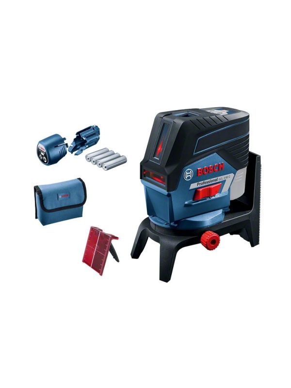 Bosch GCL 2-50 C + RM 2 Set nivela laser cu linii, 20m, receptor 50m, precizie 0.3mm/m