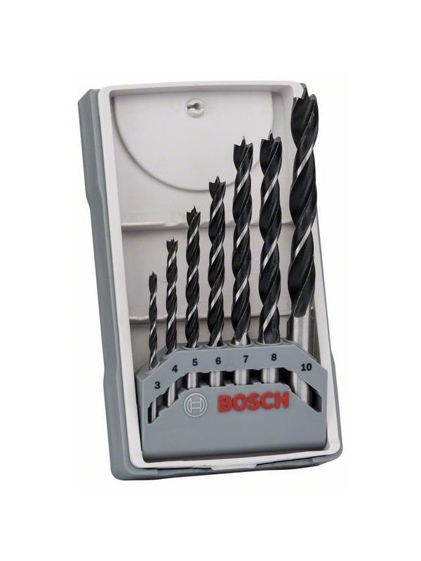 Bosch Set 7 burghie pentru lemn, D3-10mm