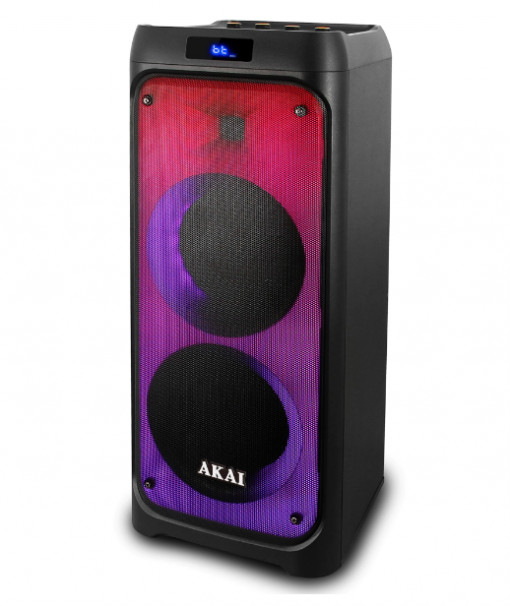 Boxa portabila AKAI PARTY SPEAKER 260, Bluetooth 5.0, 50W, neagra