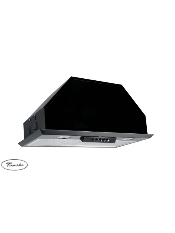 Hota Incorporabila Tornado Modul 1200 (52) LED, 1 motor Turbo, latime 52 cm, absorbtie 1200 m3/ora, filtru anti-grasimi aluminiu 5 straturi, Negru