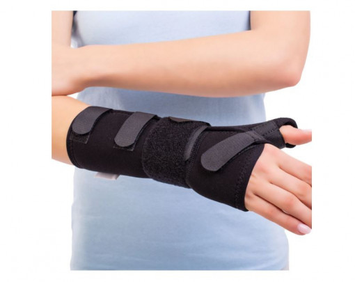Orteza de incheietura mainii,mana deget fixa , Triamed, Triacarp M Finger, Negru