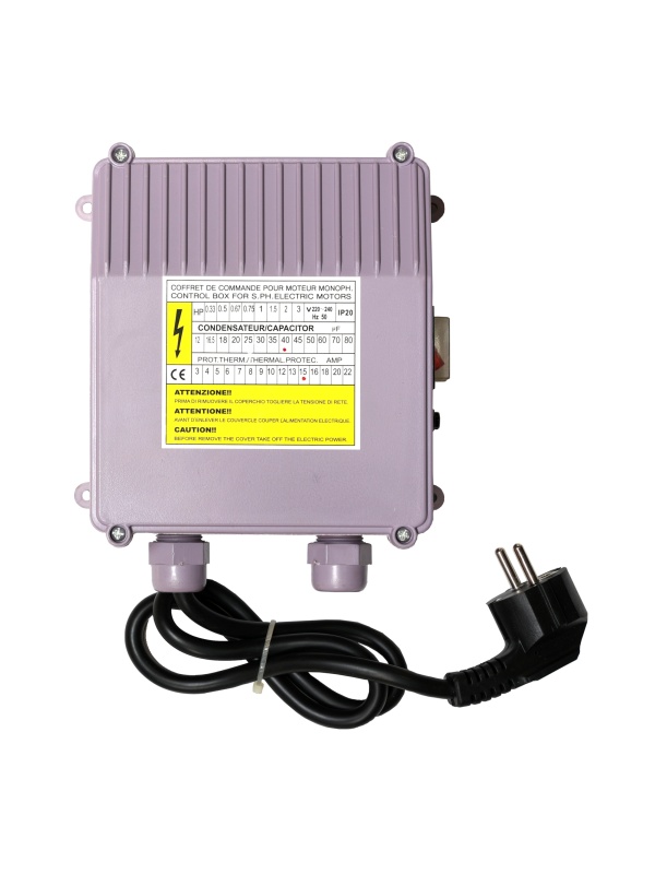 ProGARDEN Cutie control pompa, 15A, 40uF