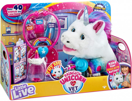 Set de joaca doctor Rainglow Unicorn Vet