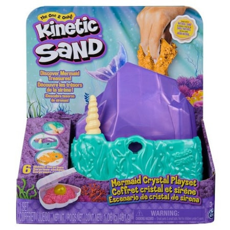 Set de Joaca Kinetic Sand, Mermaid Crystal Planet