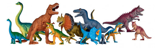 Set figurine 10 dinozauri, Nature World, Simba, Multicolor
