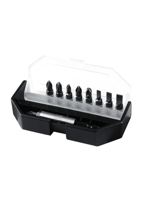 Stanley 1-68-734 Set 10 piese1/4" - PH1, PH2, PH3; PZ1, PZ2, PZ3; sl, adaptor magnetic