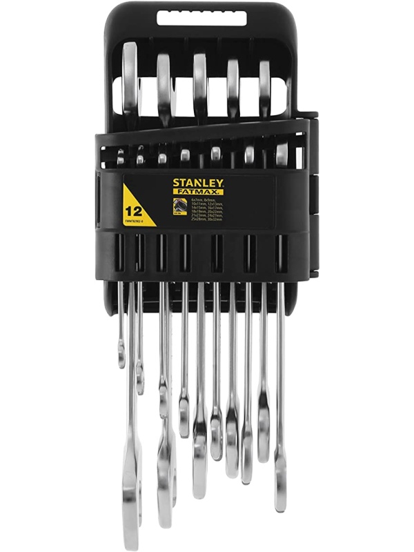 Stanley FMMT82902-0 Set de 12 chei deschise cu profil antiderapant