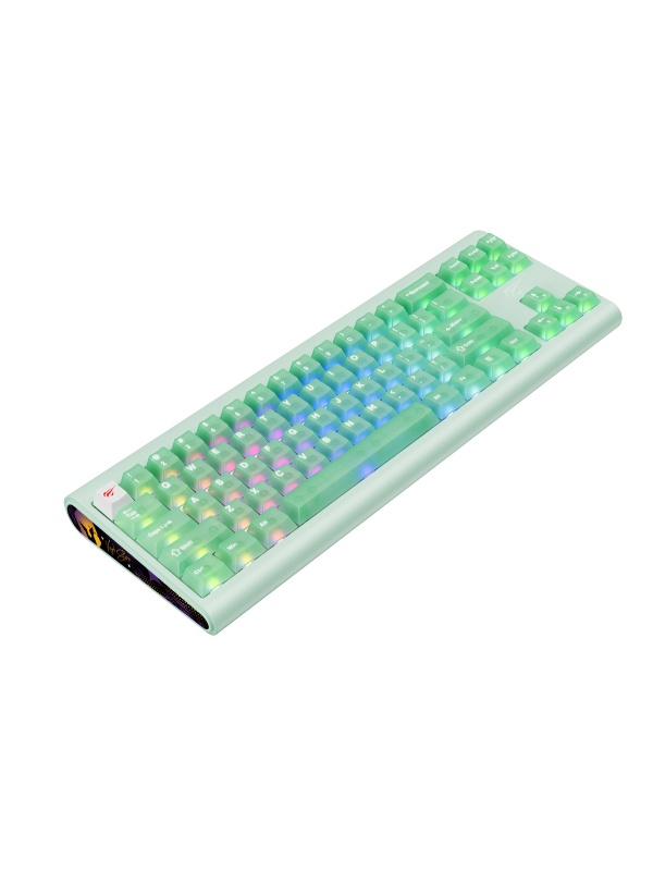 Tastatura mecanica gaming HAVIT KB896L x VKS, USB-C, 350mA, Cablu 1.2m, 5V, Iluminare RGB, 360 x 132 x 40 mm , Verde