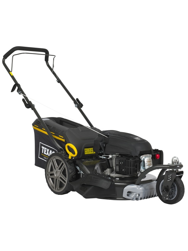 Texas Premium 4675W Masina de tuns gazon, 3CP, latime lucru 46cm, inaltime taiere 25-75mm, 60L, benzina, sfoara, reglaj central