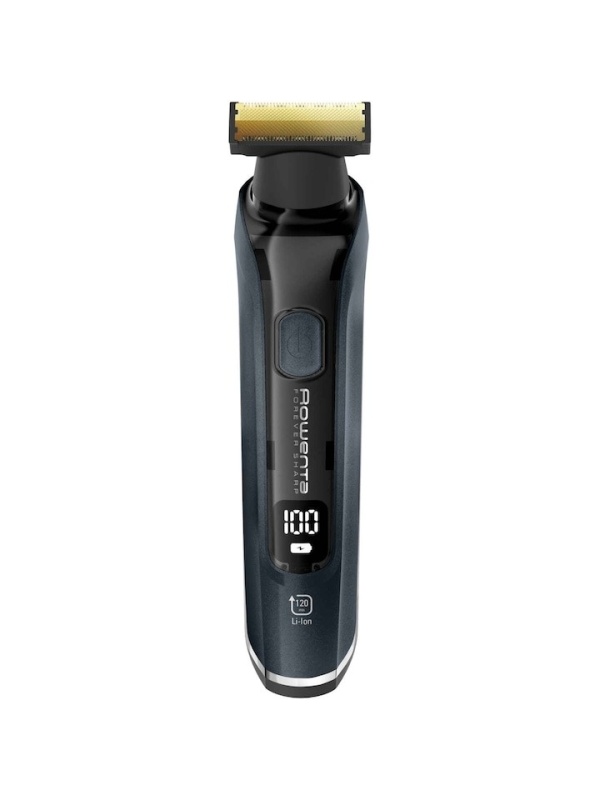 Aparat de tuns, conturat si ras Rowenta Forever Sharp Ultimate TN6204E0, autonomie 120 min, 18 setari, accesoriu ras barba si parul corporal, wet & dry, negru
