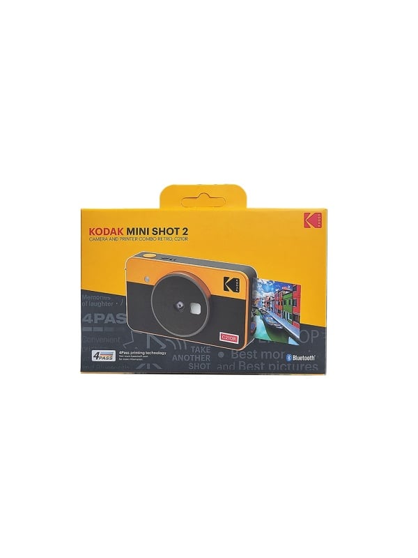 Camera foto instant Mini Shot 2 Retro Kodak Yellow/1.7" LCD/10MP/4PASS/