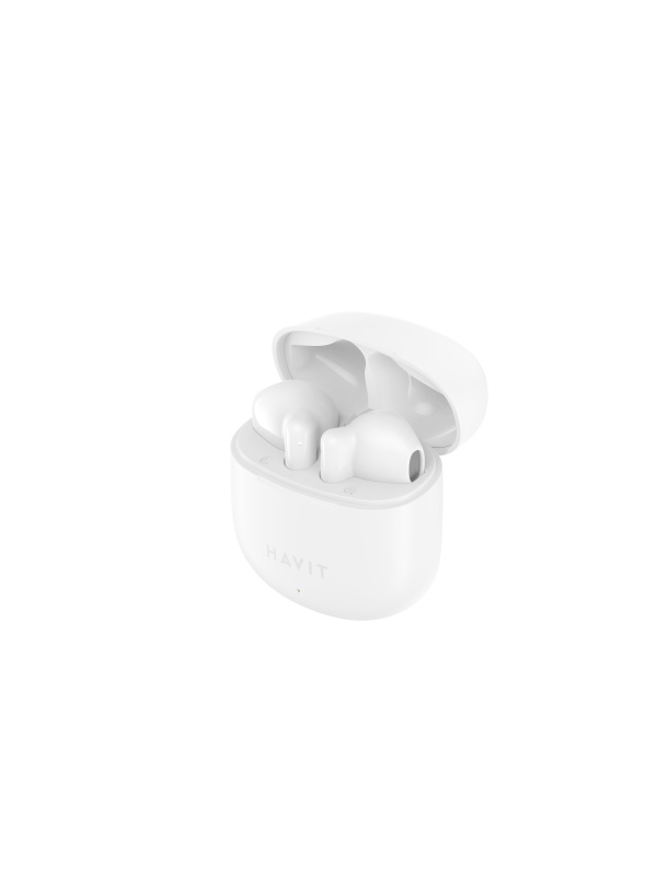Casti HAVIT TW976, Bluetooth 5.3, TWS, In-Ear, Control tactil, Alb