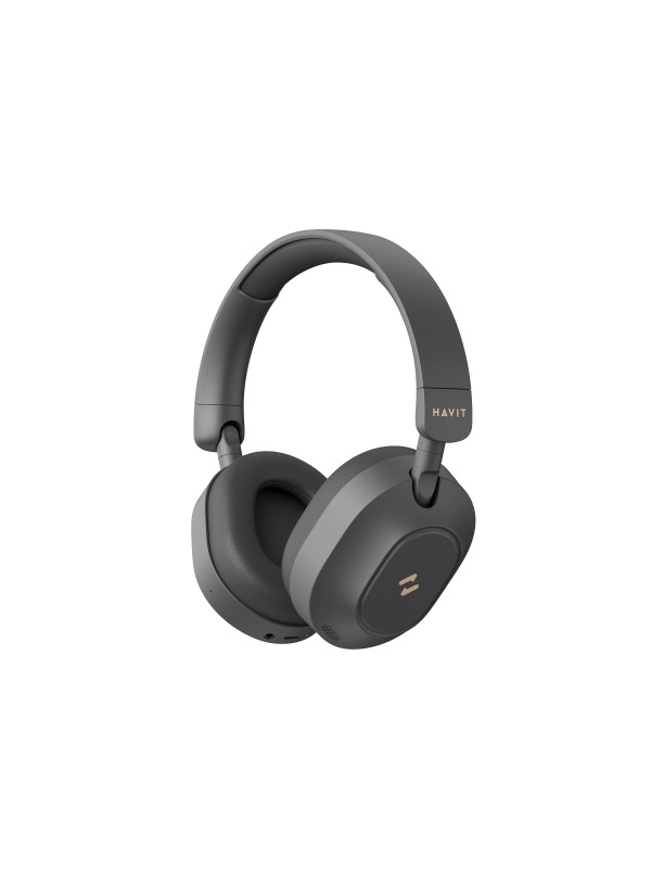 Casti wireless HAVIT H668BT, Bluetooth 5.4, ANC, Hi-Res, Negru
