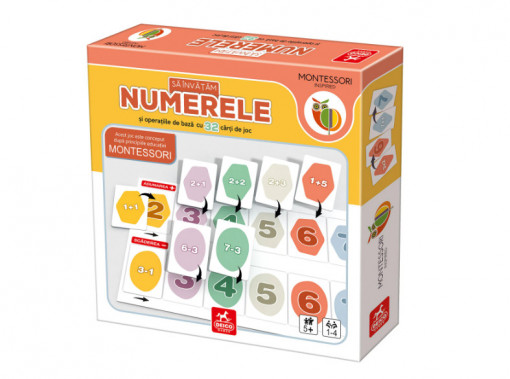 Joc educativ Deico - Montessori inspired, Sa invatam numerele