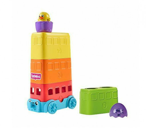 Jucarie Tomy, Autobuzul piramida, multicolor
