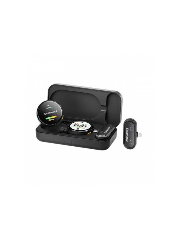 Microfon digital wireless Saramonic BlinkMe U2 x22.4 GHz, 2 x mic, 3000mAh