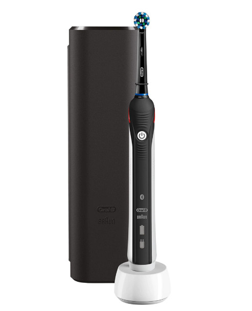 Periuta de dinti electrica Oral-B PRO 2500 Black Edition, 8800 oscilatii, 2 programe, 1 capat, Negru