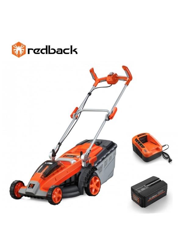 Redback Pachet E137C+EP60+EC50 Masina de tuns gazonul 370mm, acumulator 40V/6Ah, incarcator 40V/5A