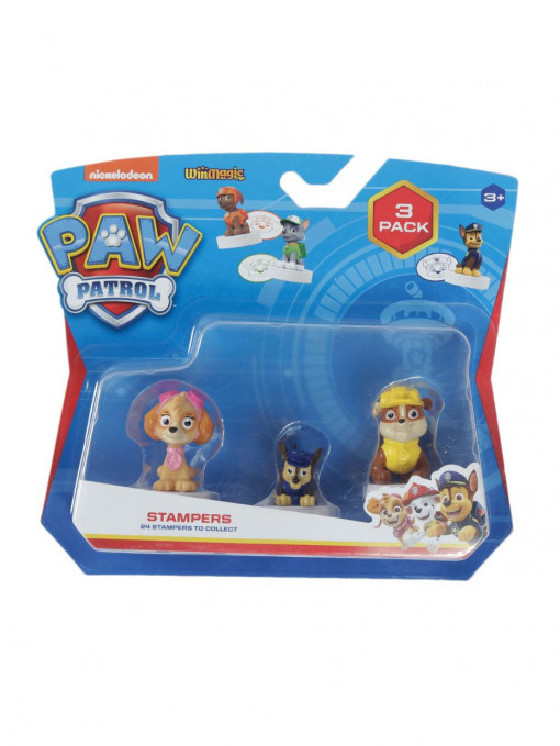 Set 3 stampile Paw Patrol Skye, Chase, Rubble
